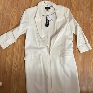 White long blazer